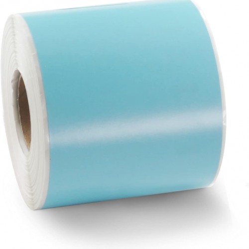BETCKEY Colored Labels Compatible with Dymo 99019 (2-5/16" x 7-1/2") for Files, Folder, Binders, Compatible for Dymo LabelWriter Thermal 450, 4XL & Zebra Desktop Printers [1 Roll, Light Blue]