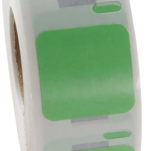 BETCKEY Colored Labels Compatible with Dymo 30332 (1" x 1") Square QR Code Labels, Compatible for Dymo LabelWriter Thermal 450, 4XL & Zebra Desktop Printers [2 Rolls, Green]