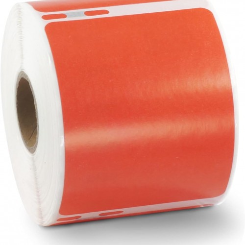BETCKEY Colored Labels Compatible with Dymo 30324 (2-1/8" x 2-3/4") Large Multipurpose Labels, Compatible for Dymo LabelWriter Thermal 450, 4XL & Zebra Desktop Printers [1 Roll, Red]