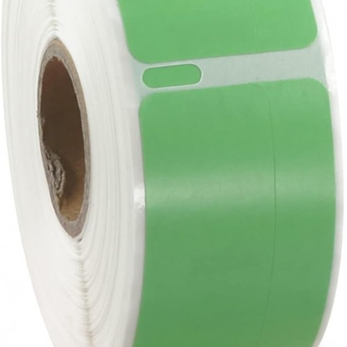 BETCKEY Colored Labels Compatible with Dymo 30330 (3/4" x 2") Small Multipurpose Labels, Compatible for Dymo LabelWriter Thermal 450, 4XL & Zebra Desktop Printers [2 Rolls, Green]