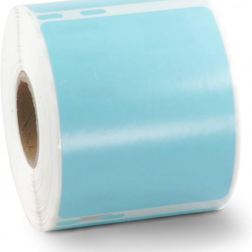 BETCKEY Colored Labels Compatible with Dymo 30324 (2-1/8" x 2-3/4") Multipurpose Labels, Compatible for Dymo LabelWriter Thermal 450, 4XL & Zebra Desktop Printers [1 Roll, Light Blue]