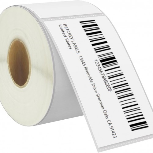 BETCKEY - 2.25" x 4" (57 mm x 102 mm) Multipurpose & Shipping Labels Compatible with Zebra & Rollo Label Printer,Premium Adhesive & Perforated [1 Rolls, 350 Labels]